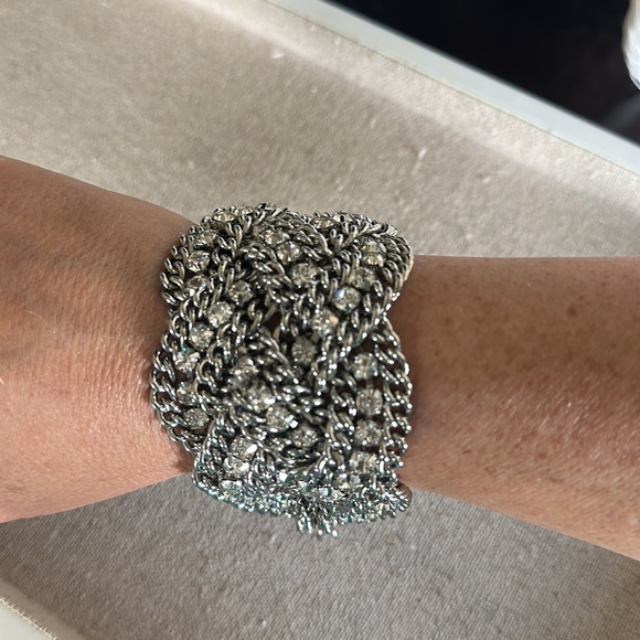 𝅺Stella & Dot Petra Braided Chain Bracelet - Picture 3 of 4